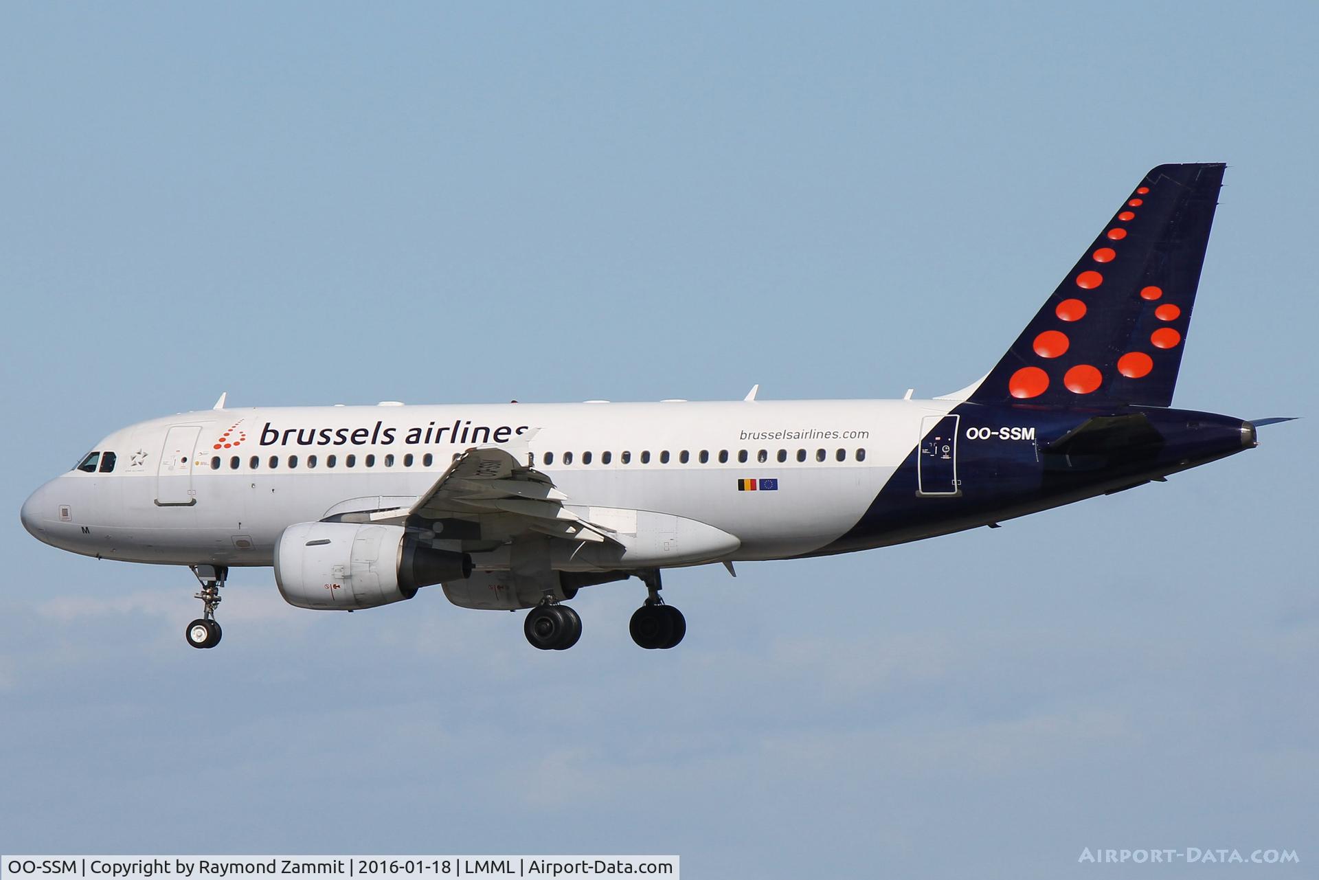 OO-SSM, 2000 Airbus A319-112 C/N 1388, A319 OO-SSM Brussels Airlines