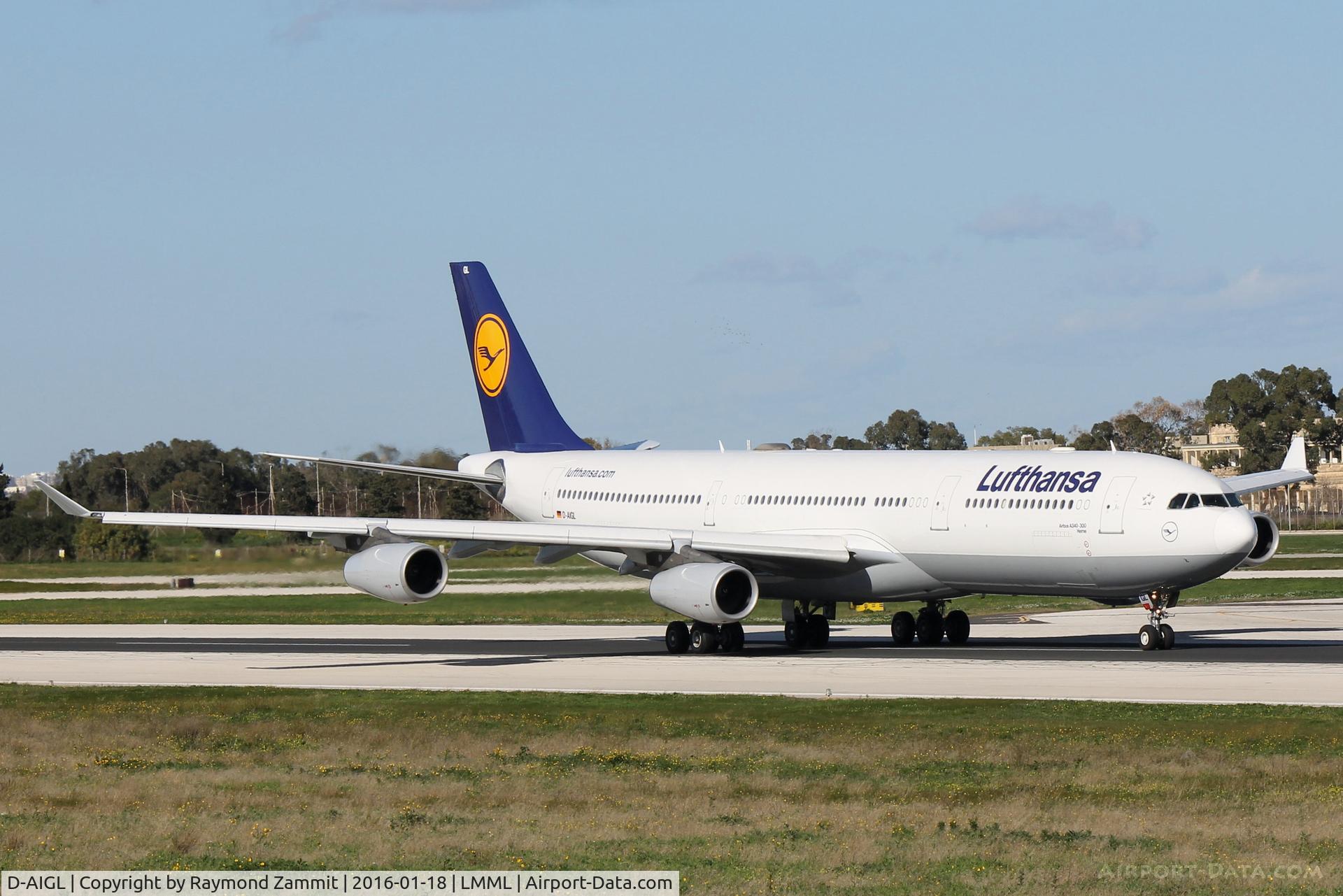 D-AIGL, 1996 Airbus A340-313 C/N 135, A340 D-AIGL Lufthansa