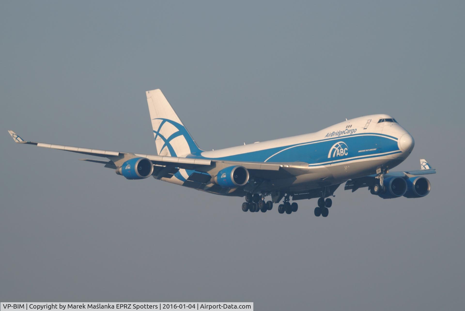 VP-BIM, 2008 Boeing 747-4HAERF C/N 35237, AirBridgeCargo
VP-BIM