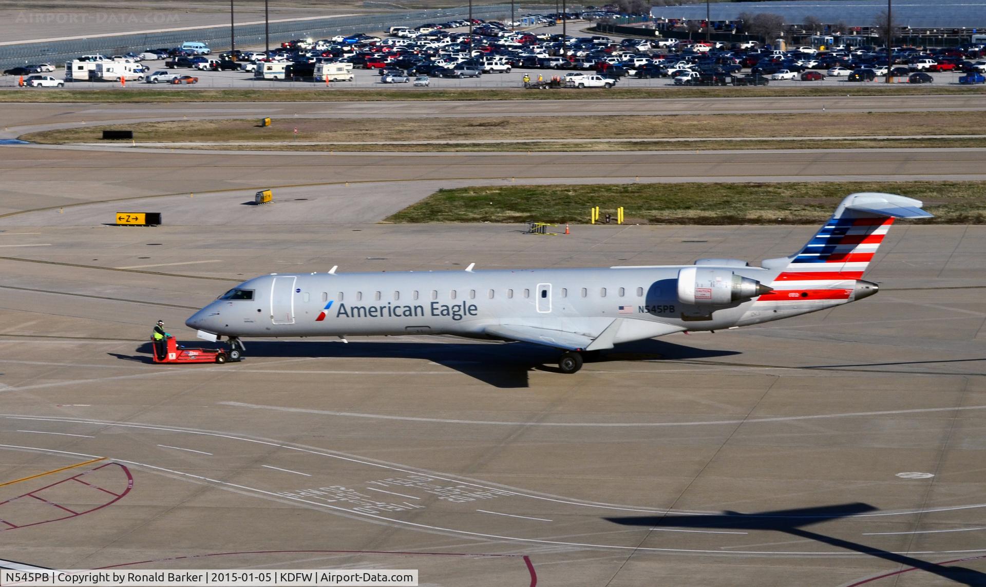 N545PB, Bombardier CRJ-702 (CL-600-2C10) Regional Jet C/N 10325, Towed DFW