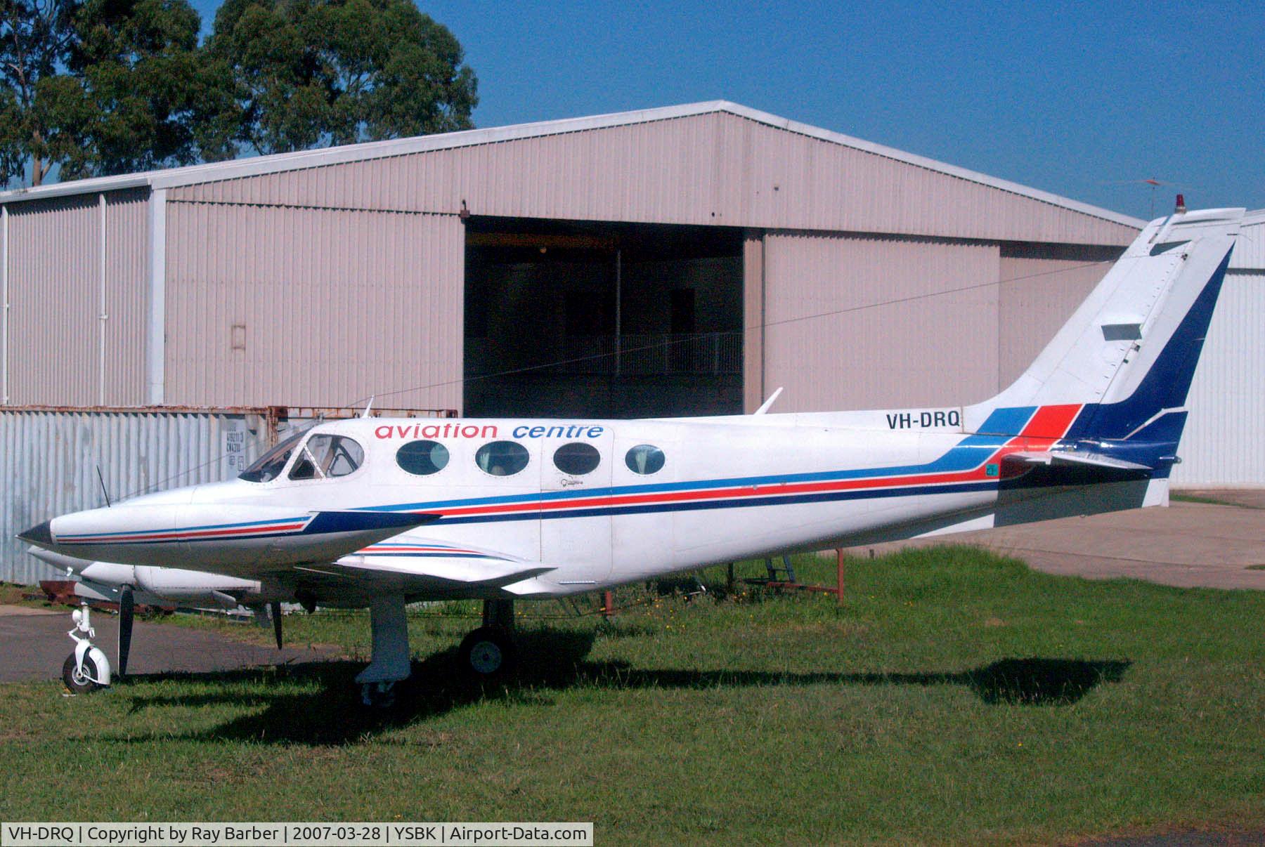 VH-DRQ, 1977 Cessna 340A C/N 340A0294, Cessna 340A [340A-0294] (Aviation Centre) Bankstown~VH 28/03/2007