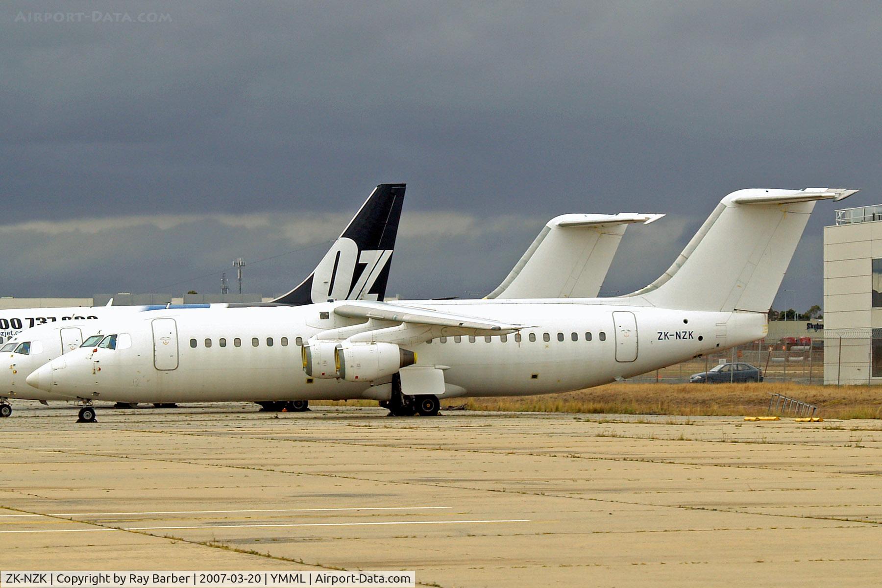 ZK-NZK, 1990 British Aerospace BAe.146-300 C/N E3190, BAe 146-300 [E3190] Melbourne-Tullamarine~VH 20/03/2007
