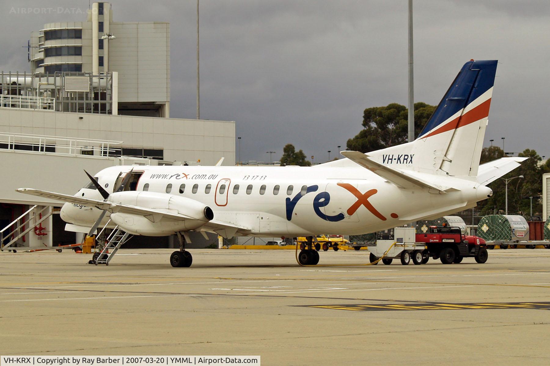 VH-KRX, 1991 Saab 340B C/N 340B-290, SAAB-Scania 340B [290] (Regional Express) Melbourne-Tullamarine~VH 20/03/2007