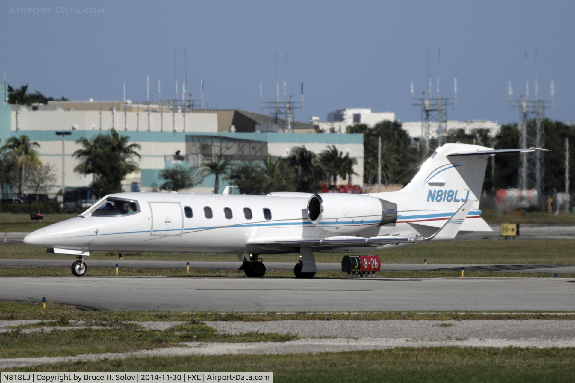 N818LJ, 1990 Learjet Inc 31 C/N 019, Ready for departure