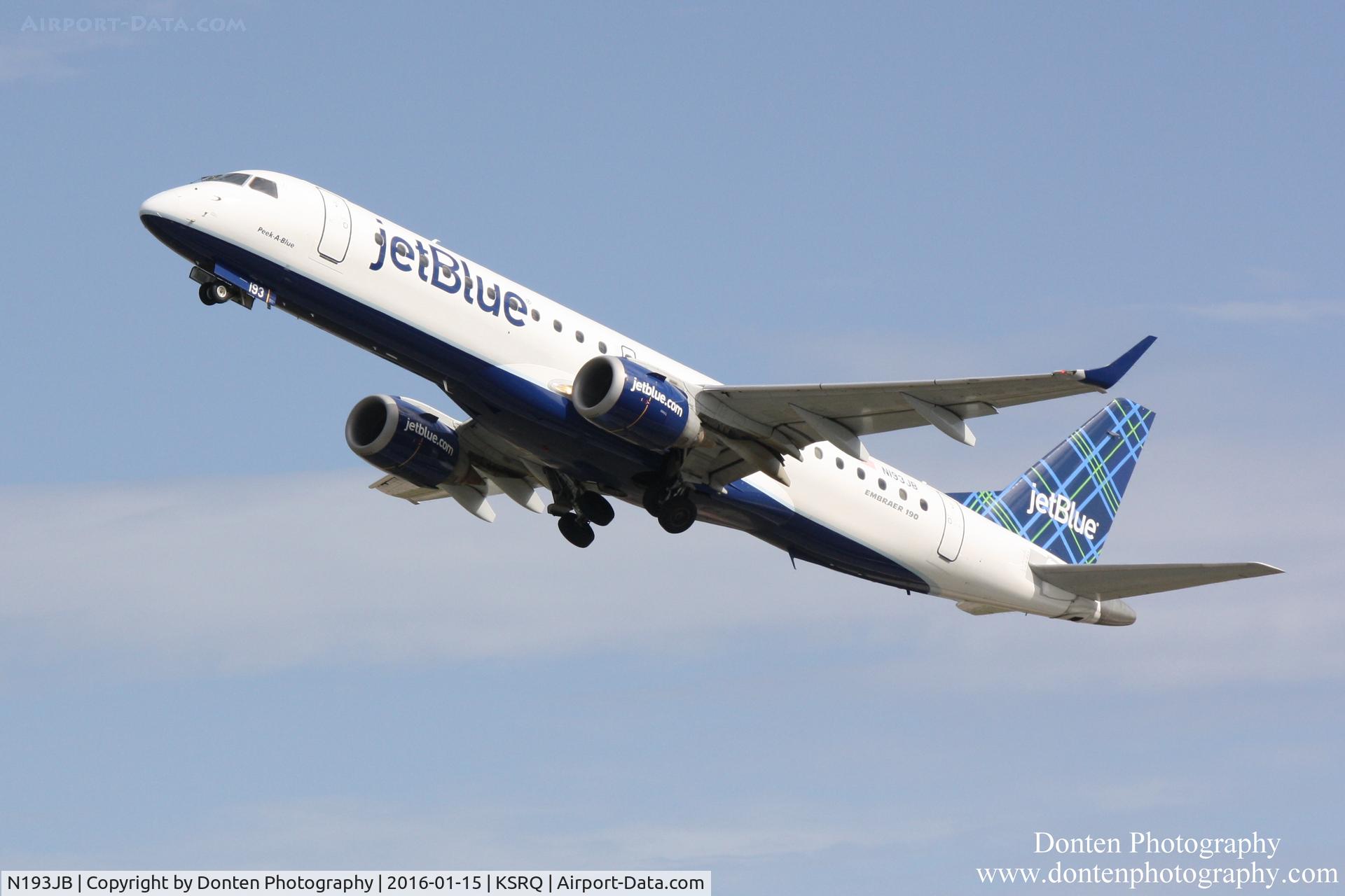 N193JB, 2005 Embraer 190AR (ERJ-190-100IGW) C/N 19000017, JetBlue Flight 164 (N193JB) 