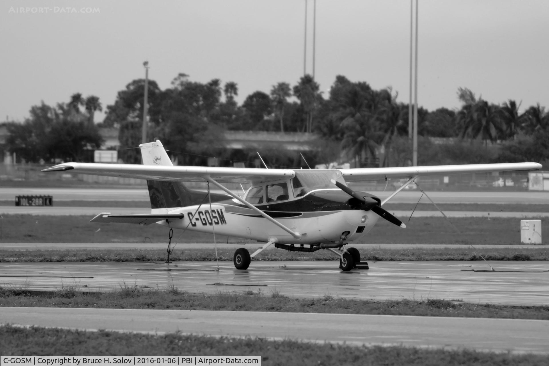 C-GOSM, 1976 Cessna 172M C/N 17267277, Parked at PBI