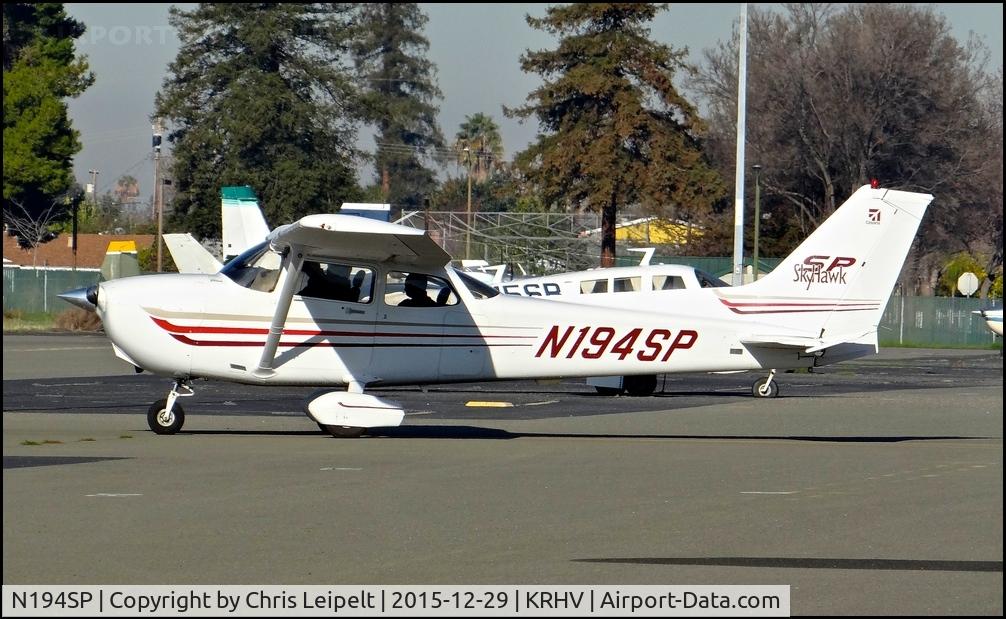 N194SP, 2003 Cessna 172S C/N 172S9459, Locally-based 2003 Cessna 172S taxing out for departure at Reid Hillview Airport, San Jose, CA. This newly based Cessna is taking place for another 172 that crashed a few weeks ago.