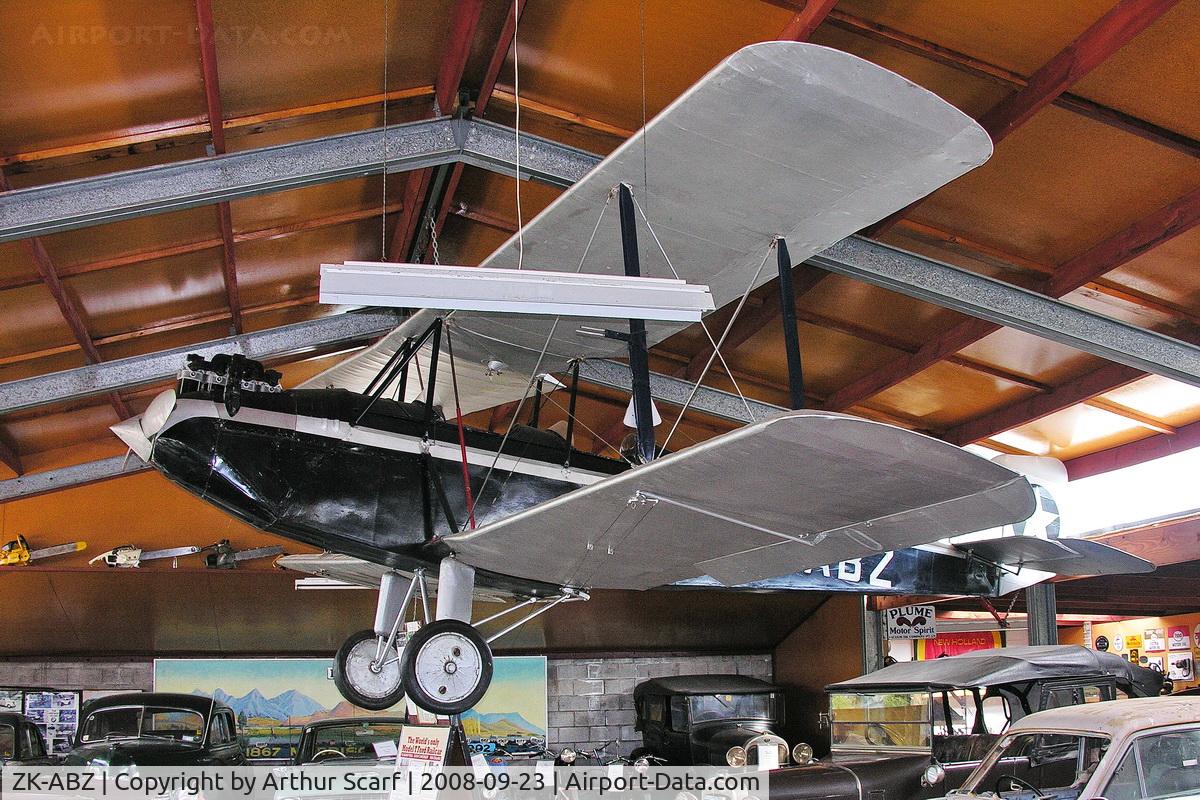 ZK-ABZ, 1929 Simmonds Spartan Three Seater C/N 43, ZK-ABZ at the Geraldine vintage car and tractor museum NZ 2008