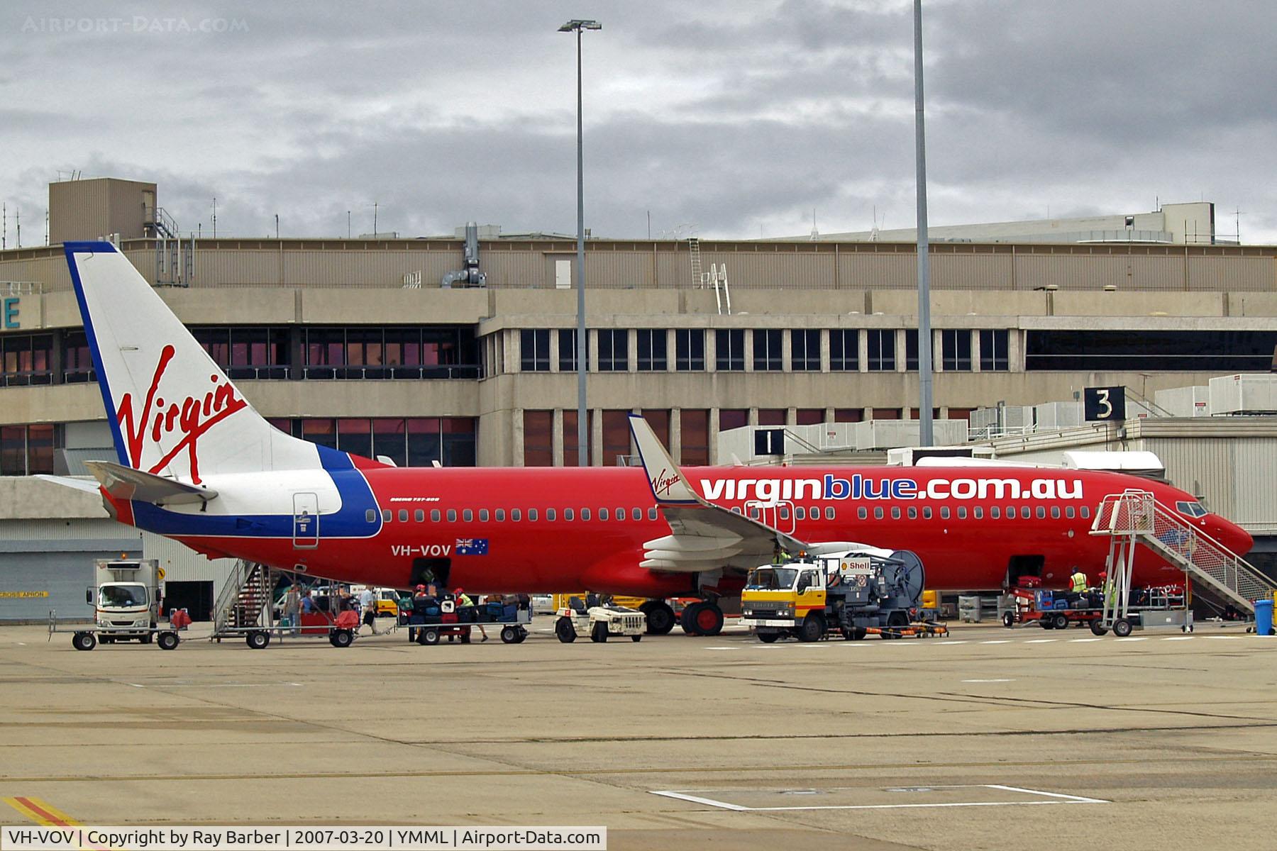 VH-VOV, 2003 Boeing 737-82R C/N 30658, Boeing 737-82R [30658] (Virgin Blue) Melbourne-Tullamarine~VH 20/03/2007