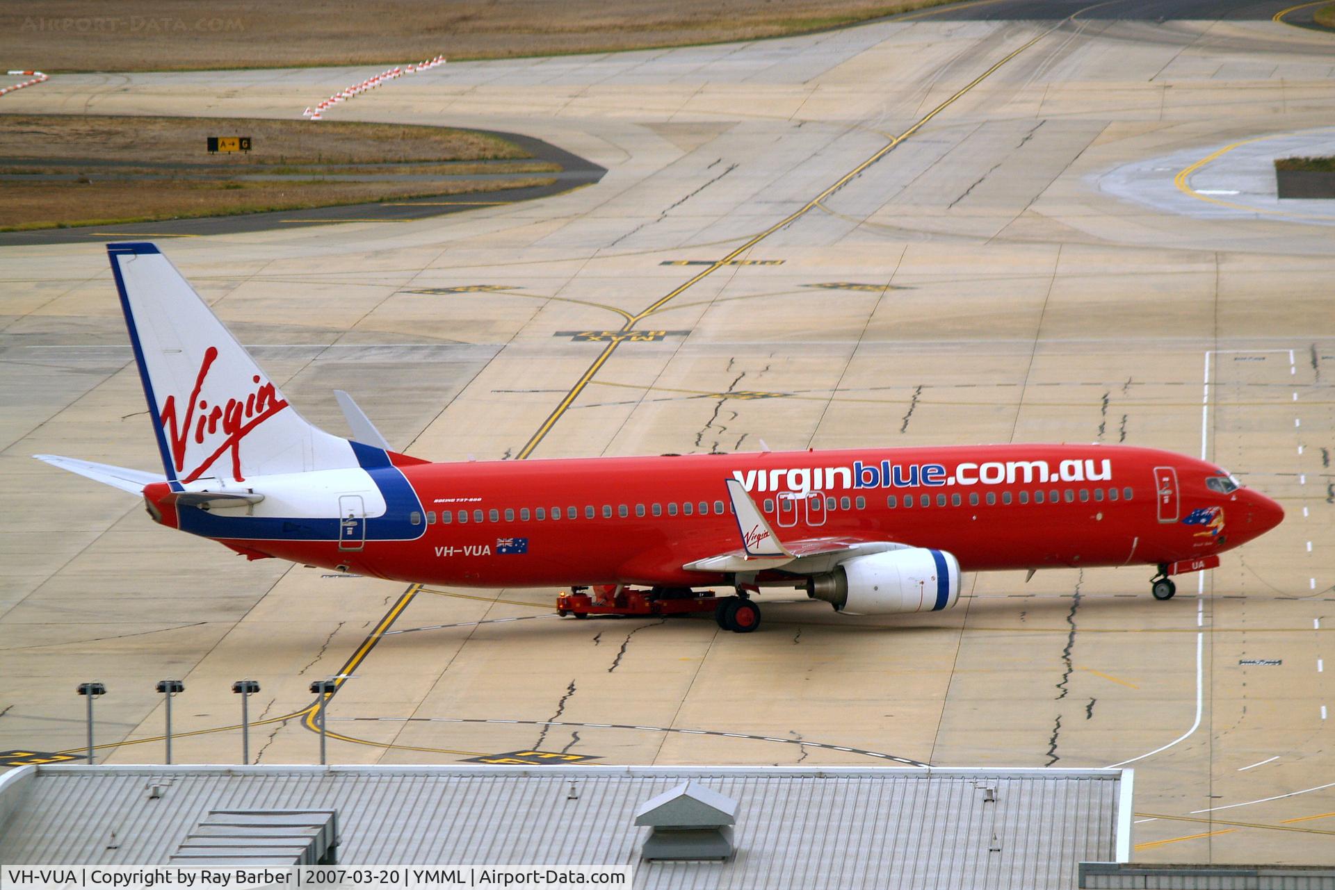 VH-VUA, 2004 Boeing 737-8FE C/N 33997, VH-VUA   Boeing 737-8FE [33997] (Virgin Blue) Melbourne-Tullamarine~VH 20/03/2007