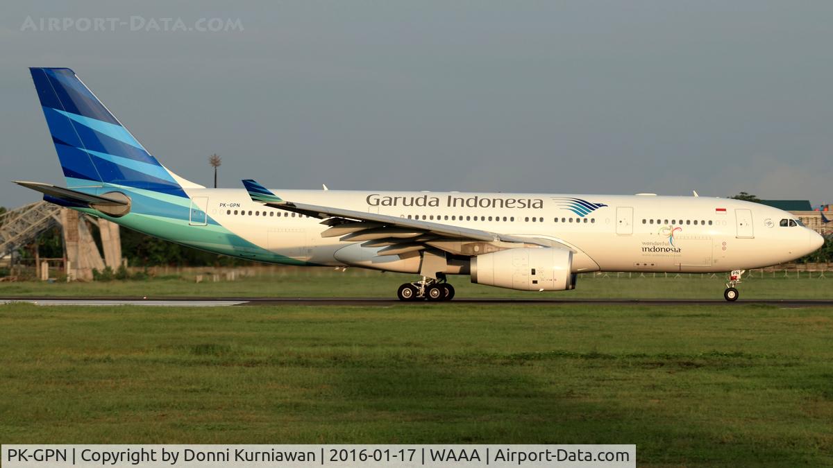 PK-GPN, 2011 Airbus A330-243 C/N 1261, GA611 UPG-CGK