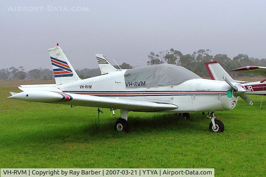 VH-RVM, 1966 Piper PA-28-140 C/N 28-22387, Piper PA-28-140 Cherokee [28-22387] Tyabb~VH 21/03/2007