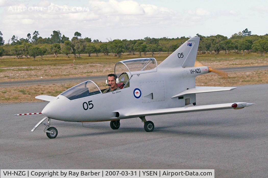 VH-NZG, 2004 Bede BD-5B C/N BD-5963, Bede BD-5B [BD-5963] Serpentine~VH 31/03/2007. Pilot Peter Gilbertson.