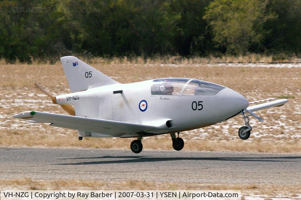 VH-NZG, 2004 Bede BD-5B C/N BD-5963, Bede BD-5B [BD-5963] Serpentine~VH 31/03/2007 Pilot Peter Gilbertson.