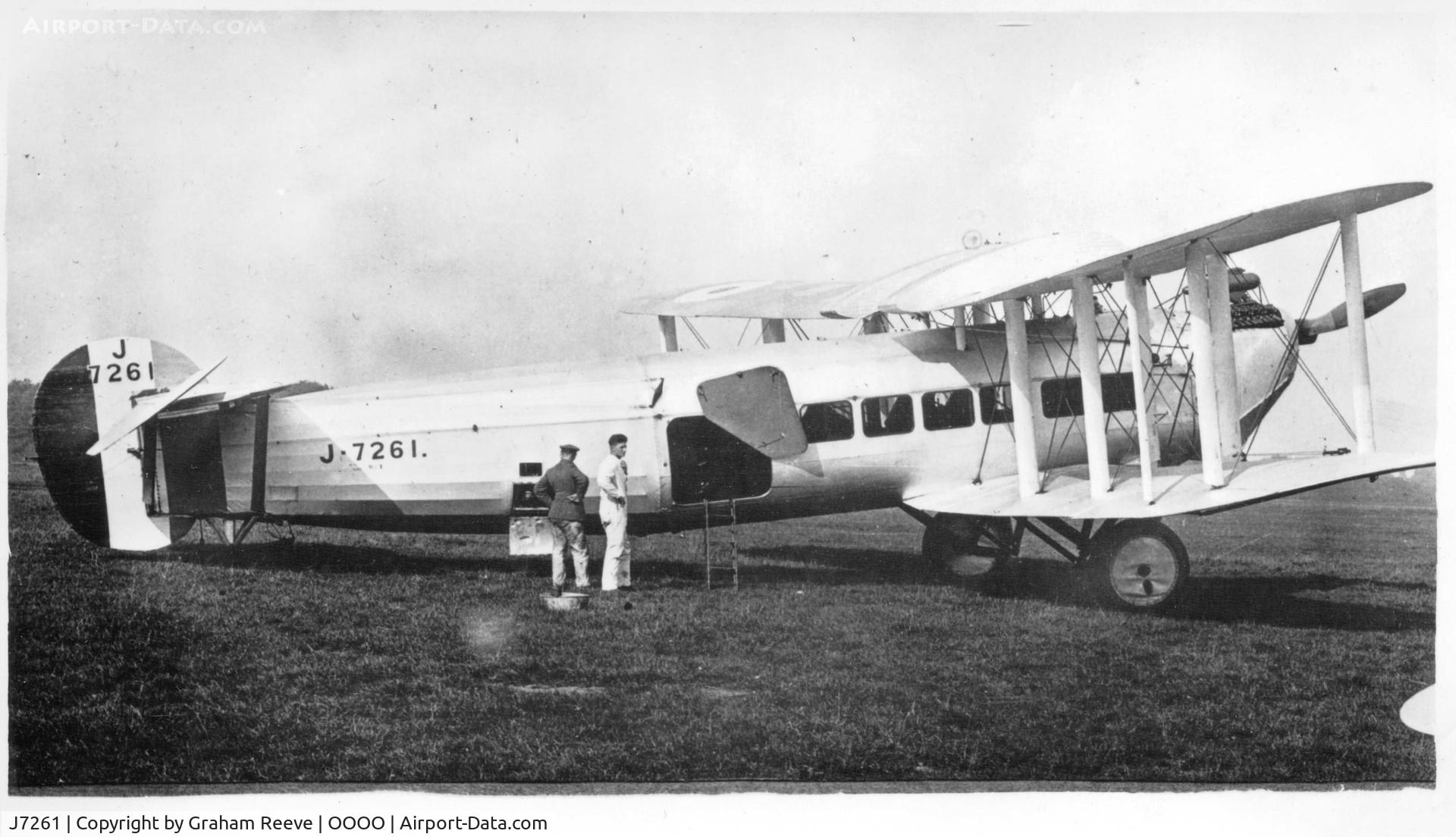 J7261, Avro 561 Andover C/N 0000, Recently found picture, hence no details.