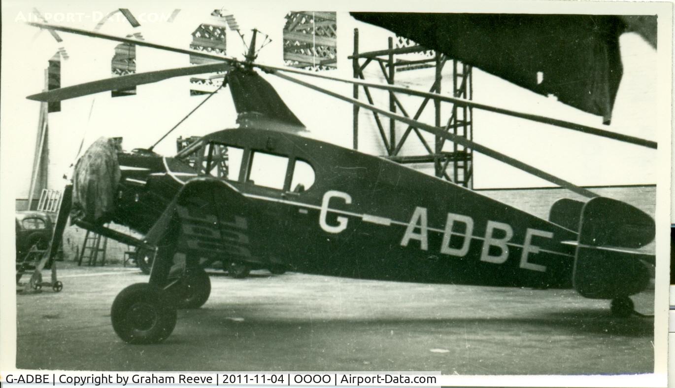 G-ADBE, Pitcairn PA-19 C/N H-87, Recently discovered picture.