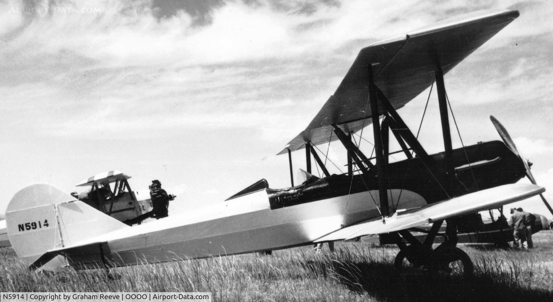 N5914, Alexander Long Wing Eaglerock C/N 557, Recently discovered picture.