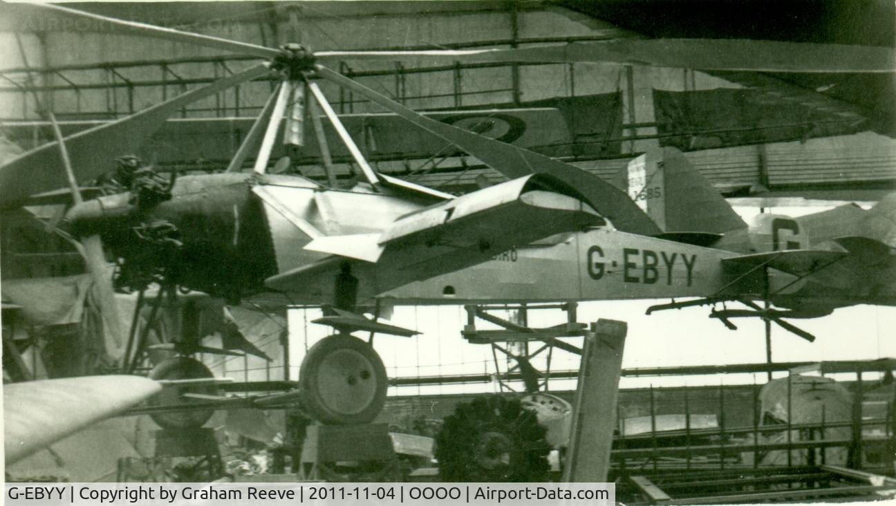 G-EBYY, 1928 Avro Cierva C-8L Mk2 C/N Not found G-EBYY, Recently discovered picture.
