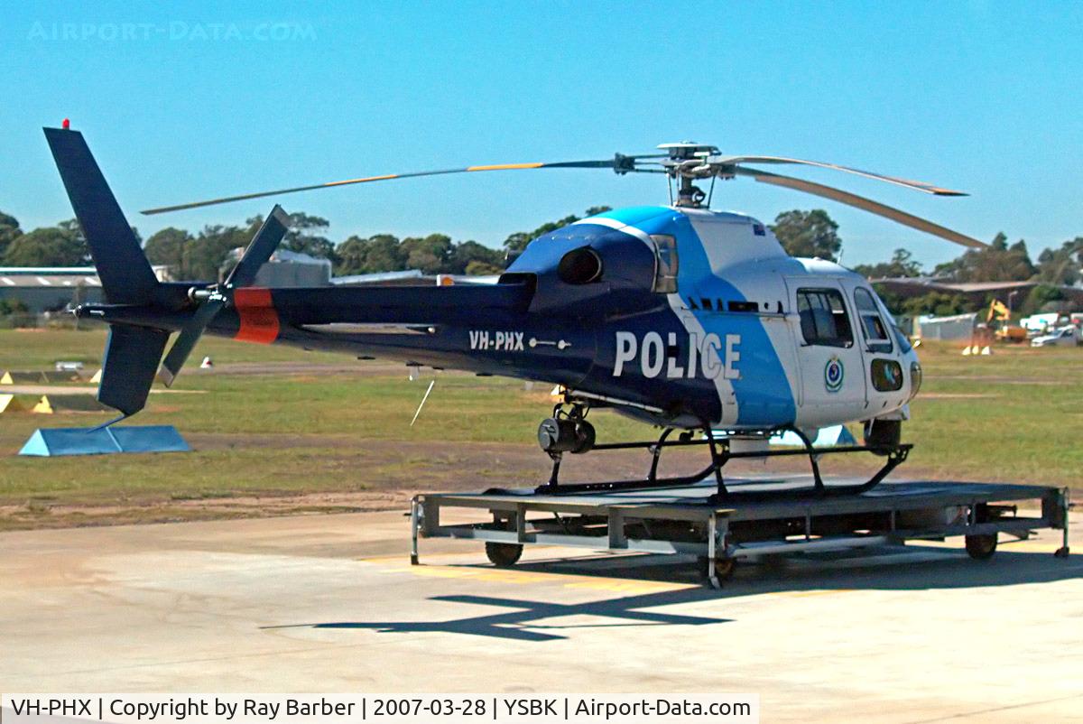 VH-PHX, 1996 Eurocopter AS-355N Ecureuil 2 C/N 5623, Eurocopter AS.355N Ecueuil II [5623] (Police) Bankstown~VH 28/03/2007
