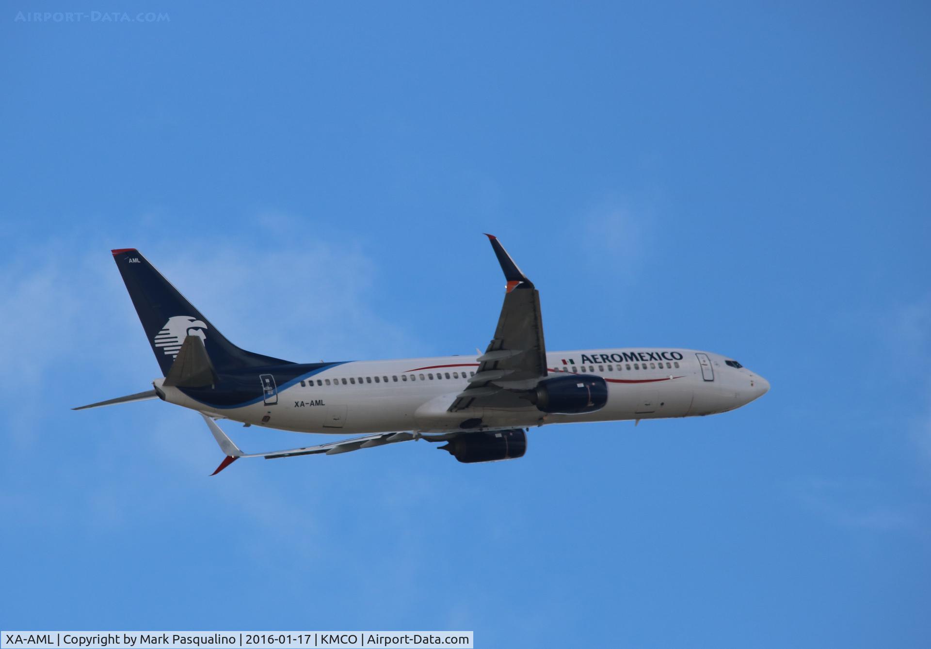 XA-AML, 2014 Boeing 737-852 C/N 36707, Boeing 737-800