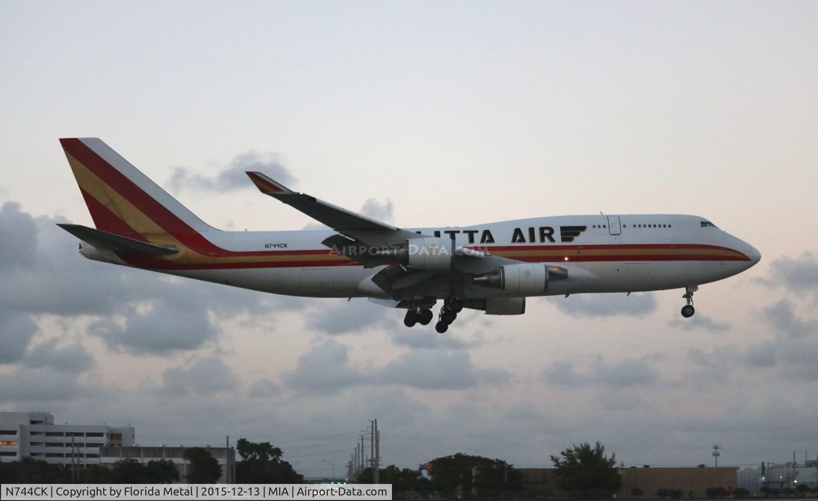 N744CK, 1993 Boeing 747-446 C/N 26353, Kalitta Cargo