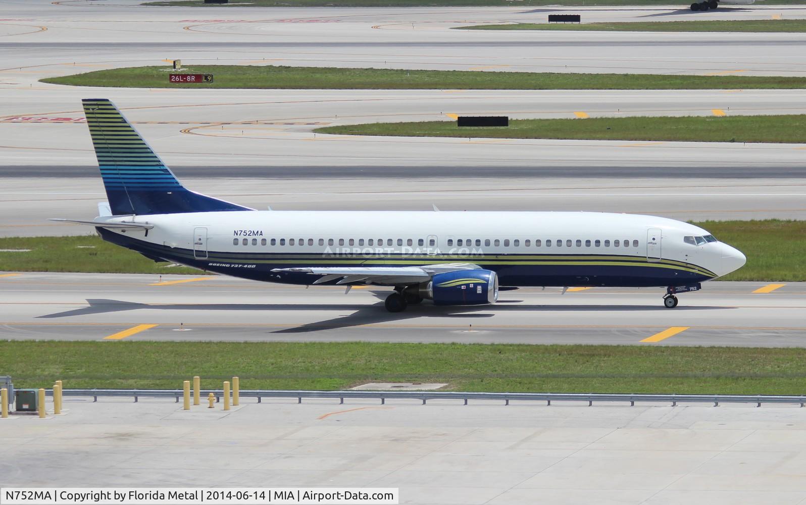 N752MA, 1996 Boeing 737-48E C/N 28198, Miami Air