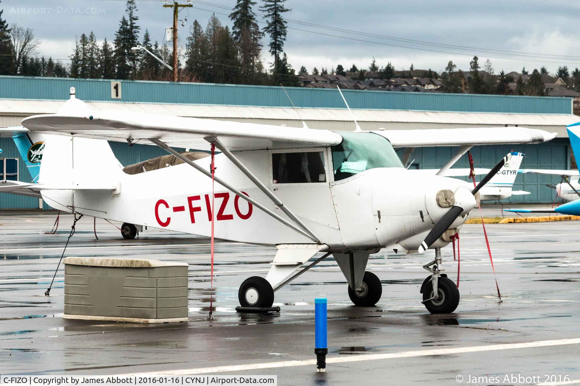 C-FIZO, 1961 Piper PA-22-108 Colt Colt C/N 22-8382, 1961 Piper Colt tied down at Langley