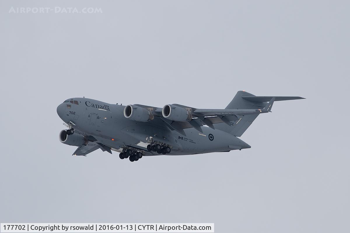 177702, 2007 Boeing CC-177 Globemaster III C/N F-180, 177702 coming in from Cologne, Germany.