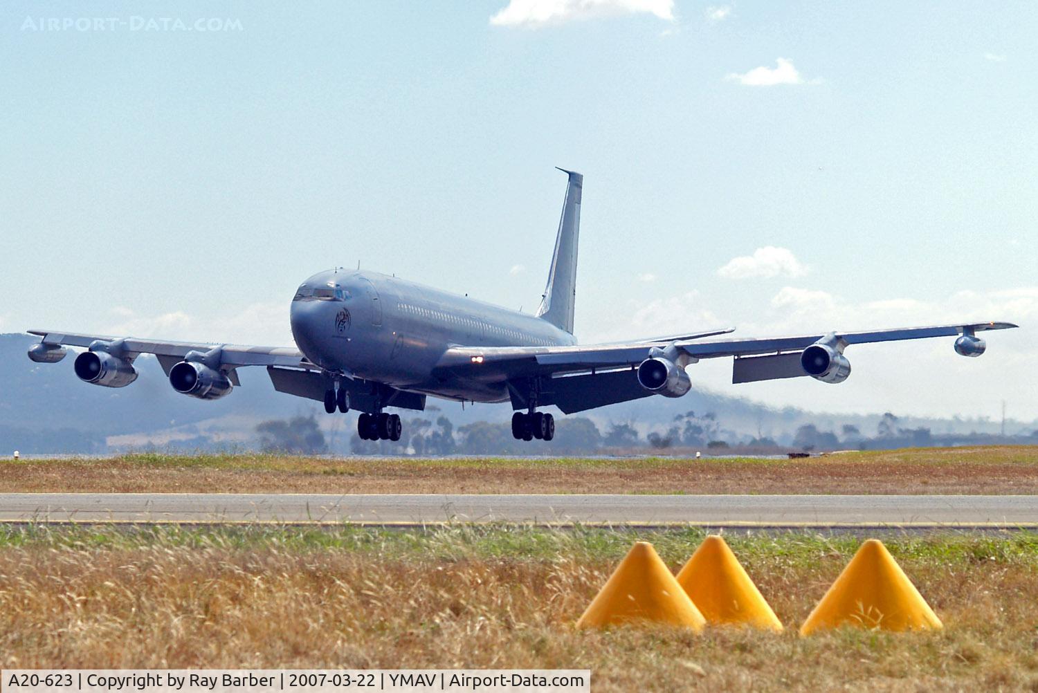 A20-623, 1968 Boeing 707-338C C/N 19623, Boeing 707-338C [19623] (Royal Australian Air Force) Avalon~VH 22/03/2007