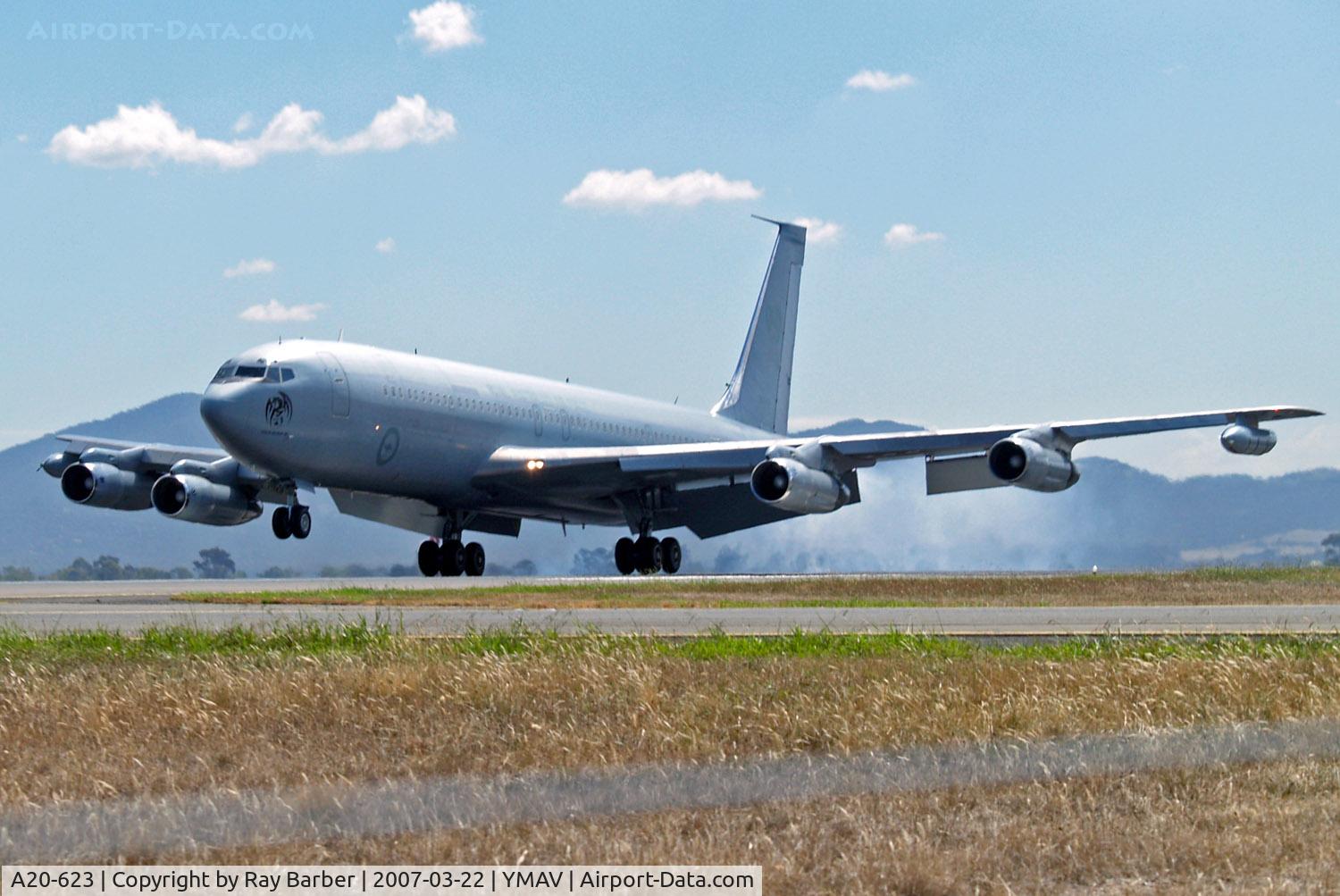 A20-623, 1968 Boeing 707-338C C/N 19623, Boeing 707-338C [19623] (Royal Australian Air Force) Avalon~VH 22/03/2007