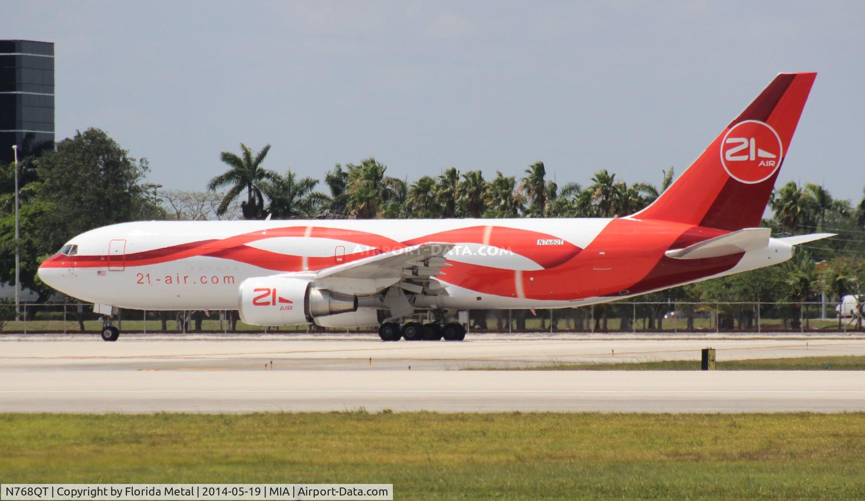 N768QT, 1987 Boeing 767-241 C/N 23803, 21Air