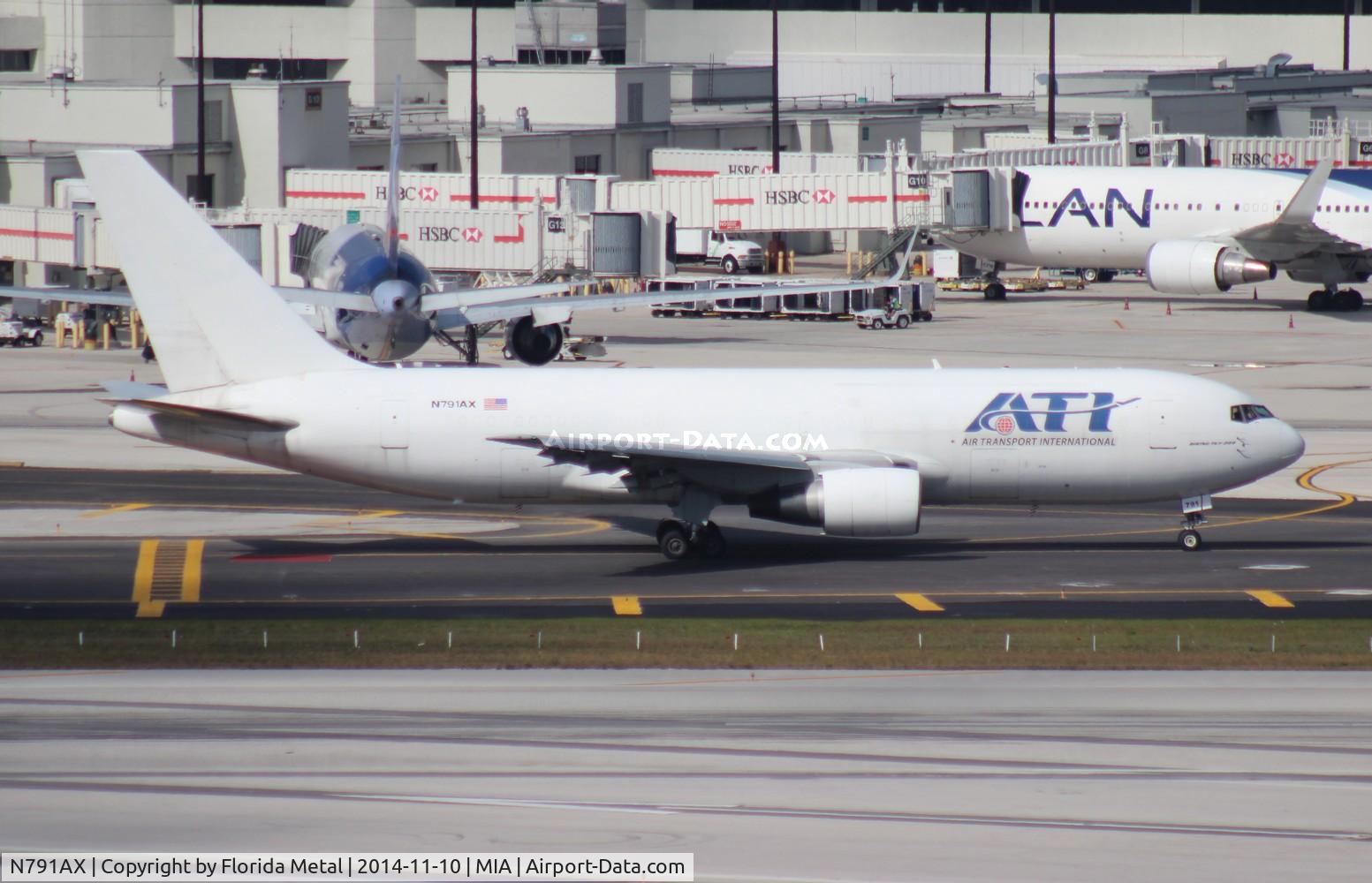 N791AX, 1984 Boeing 767-281 C/N 23141, ATI 767-200