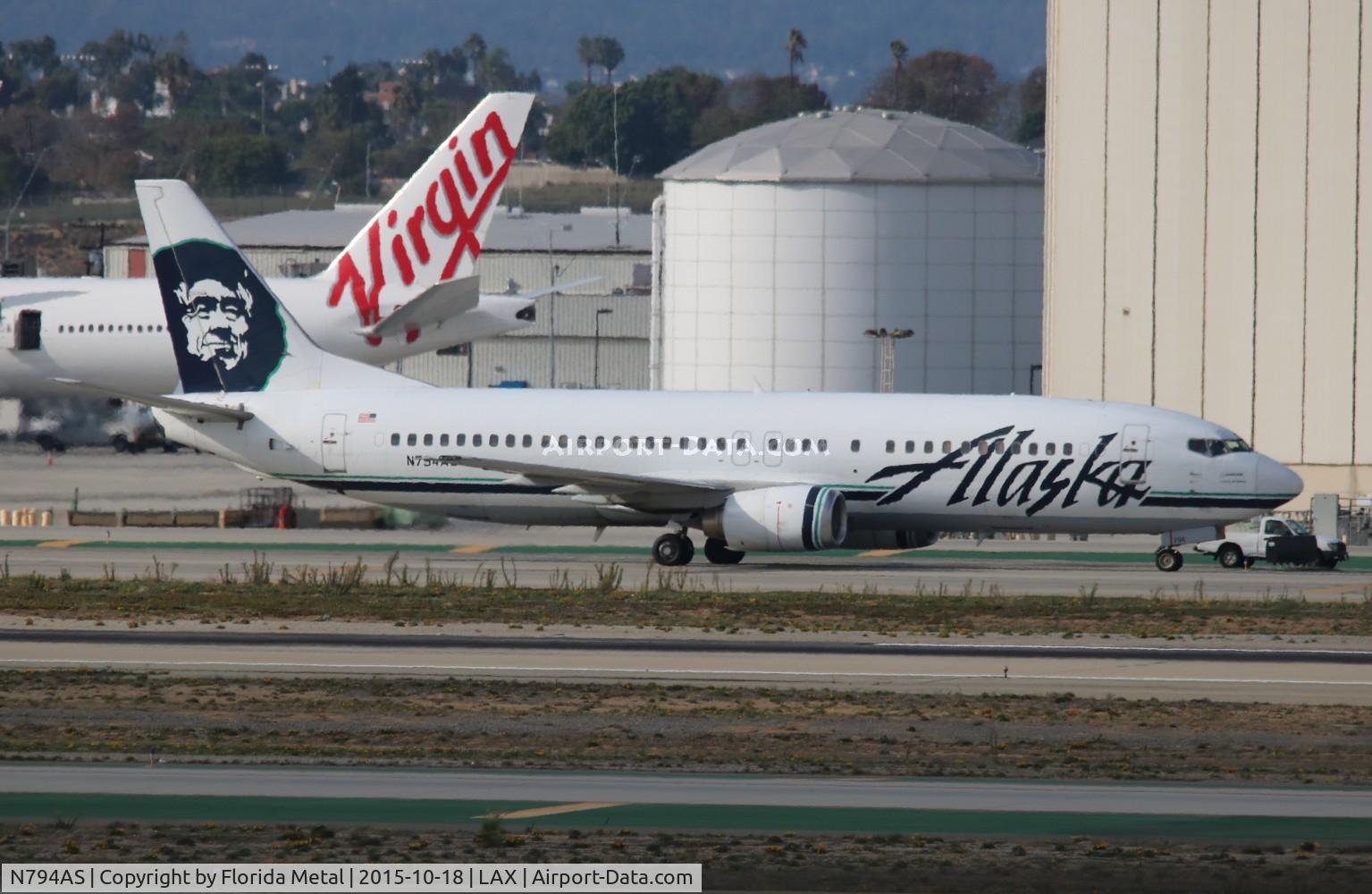 N794AS, 1998 Boeing 737-490 C/N 28889, Alaska