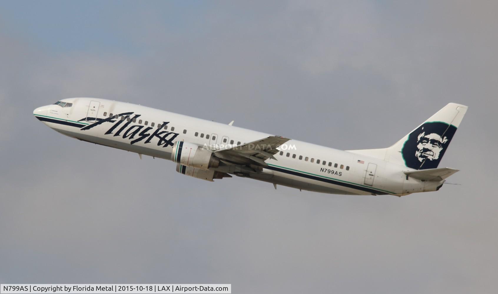 N799AS, 1998 Boeing 737-490 C/N 29270, Alaska