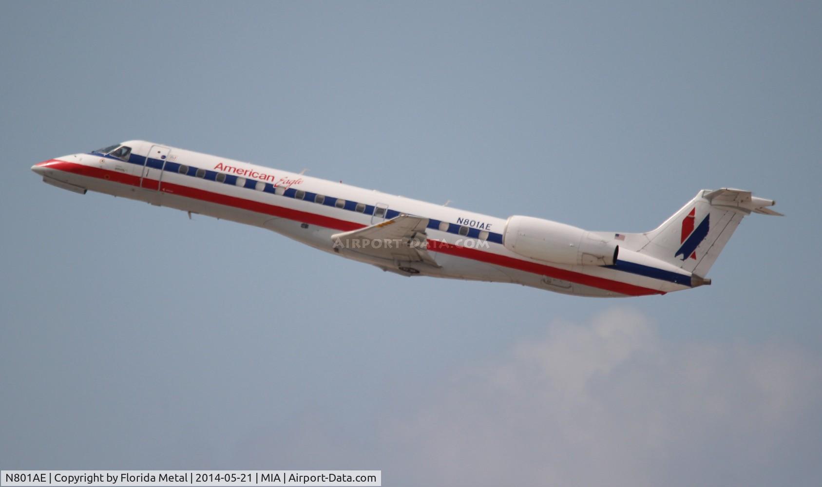 N801AE, 2001 Embraer ERJ-140LR (EMB-135KL) C/N 145469, Eagle E140