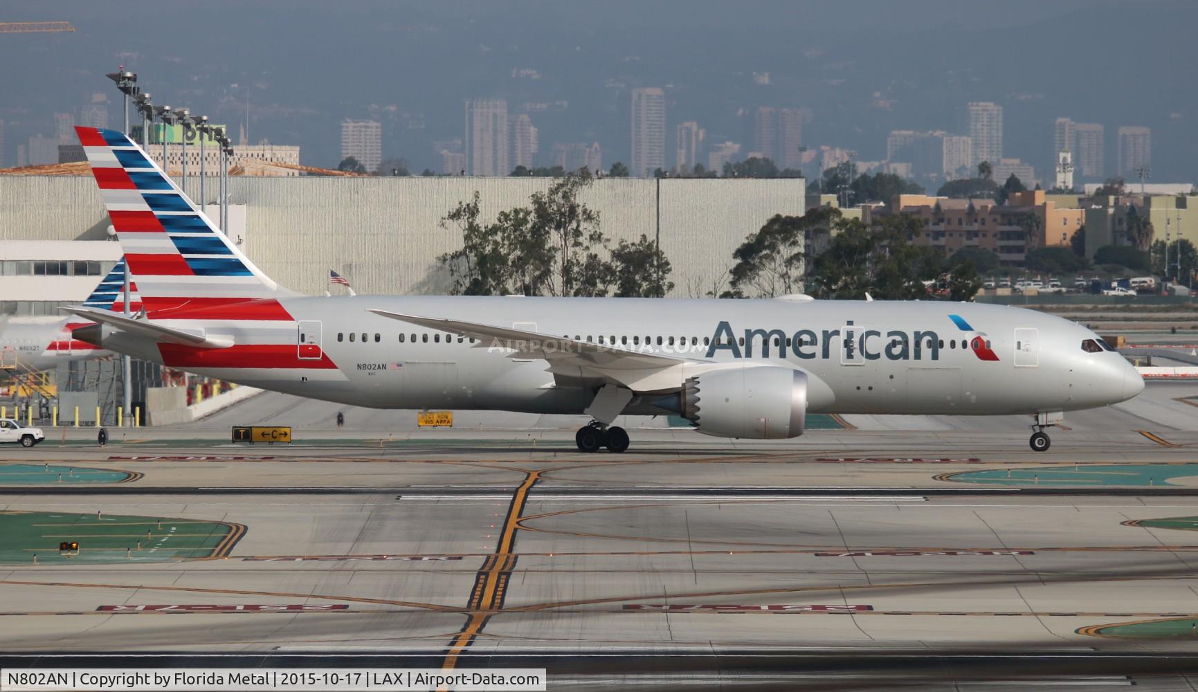 N802AN, 2015 Boeing 787-8 Dreamliner Dreamliner C/N 40620, American