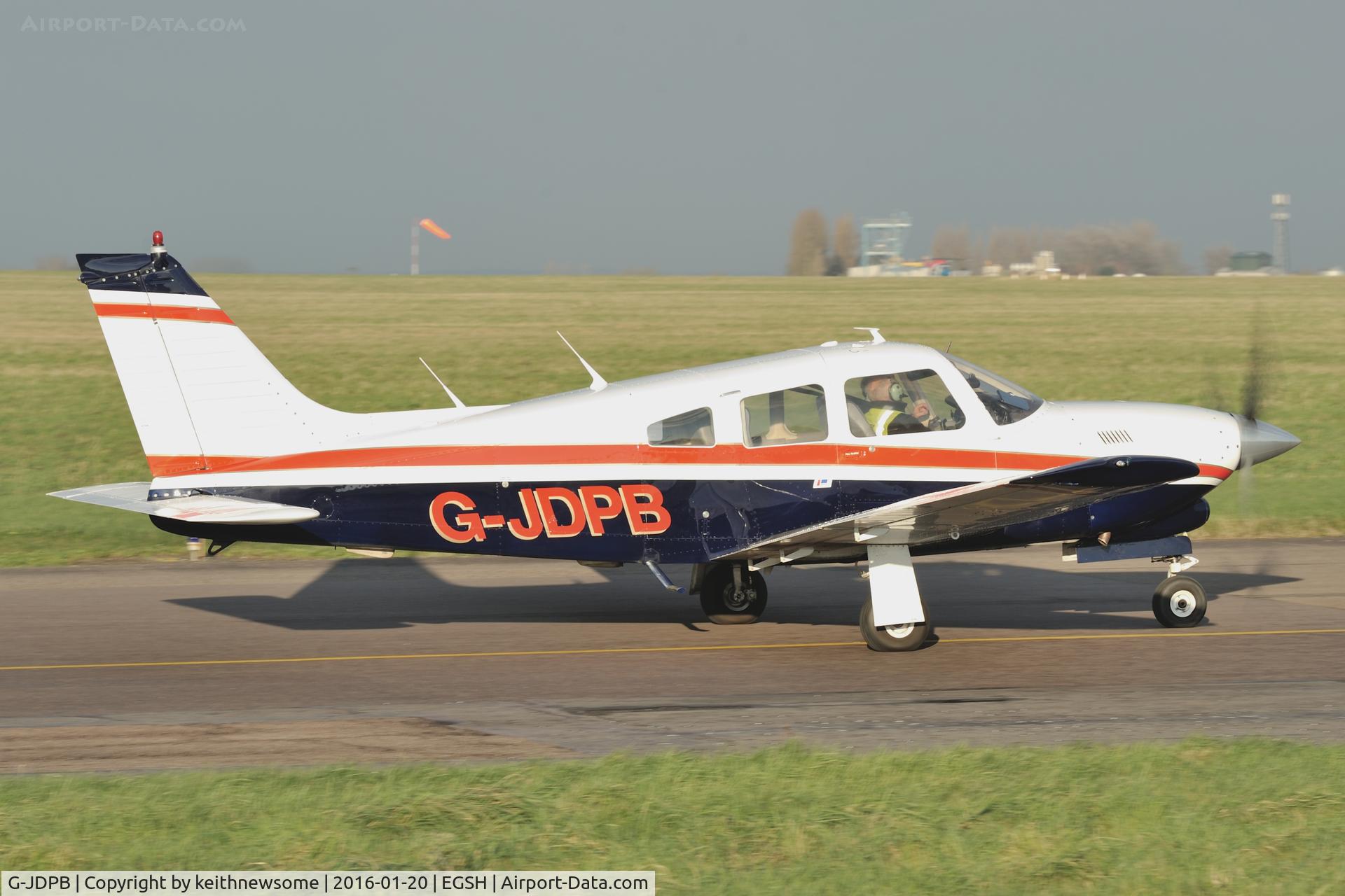 G-JDPB, 1978 Piper PA-28R-201T Cherokee Arrow III C/N 28R-7803024, Nice Visitor.