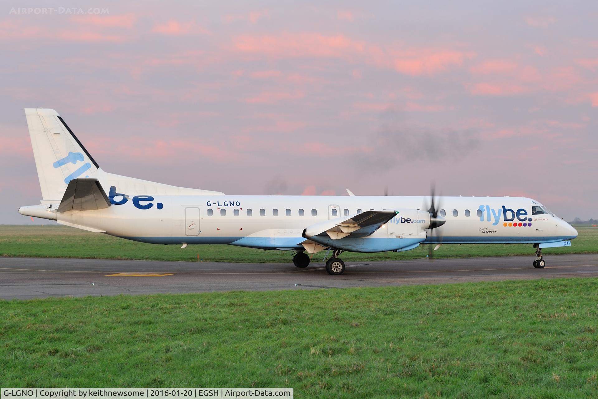 G-LGNO, 1995 Saab 2000 C/N 2000-013, Nice Visitor.