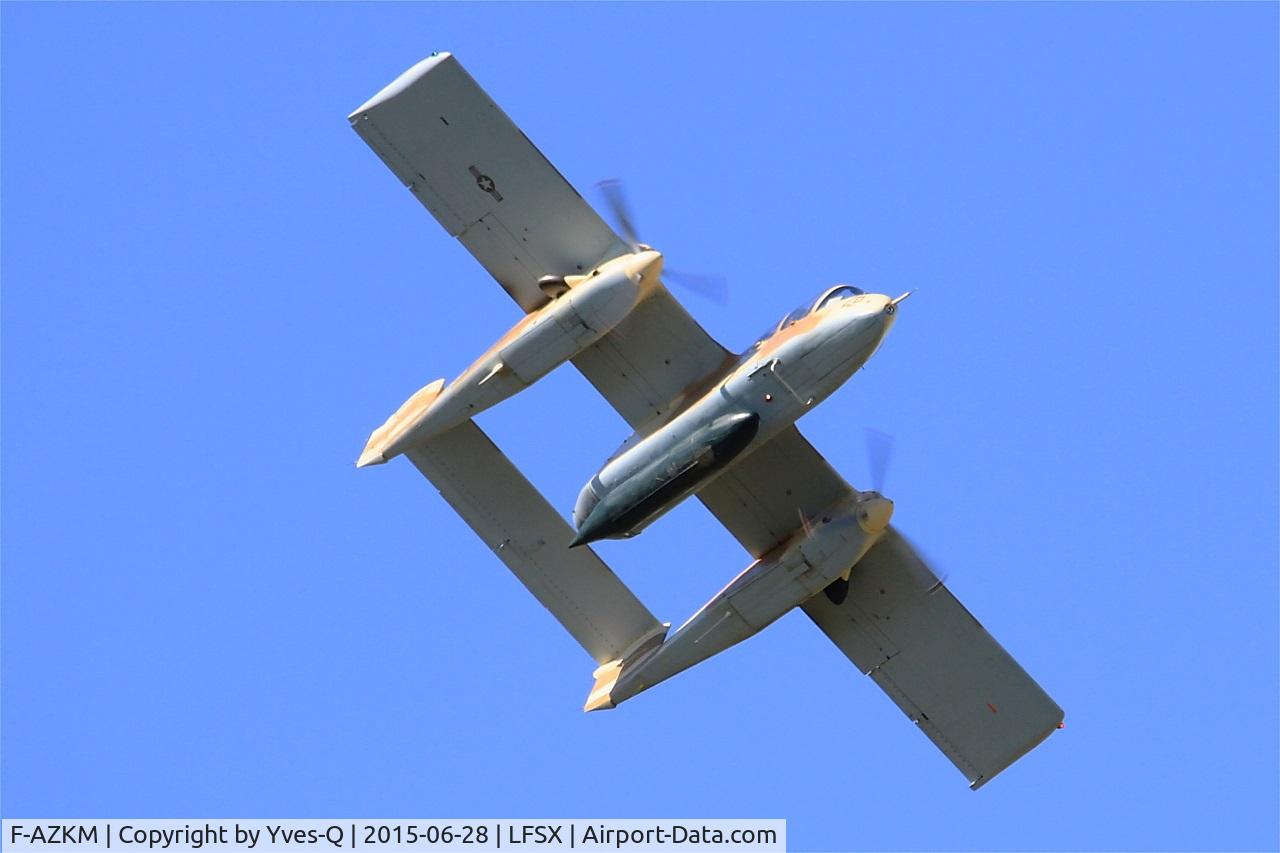 F-AZKM, 1971 North American OV-10B Bronco C/N 338-9 (305-65), North American OV-10B Bronco, On display, Luxeuil-St Sauveur Air Base 116(LFSX) Open day 2015
