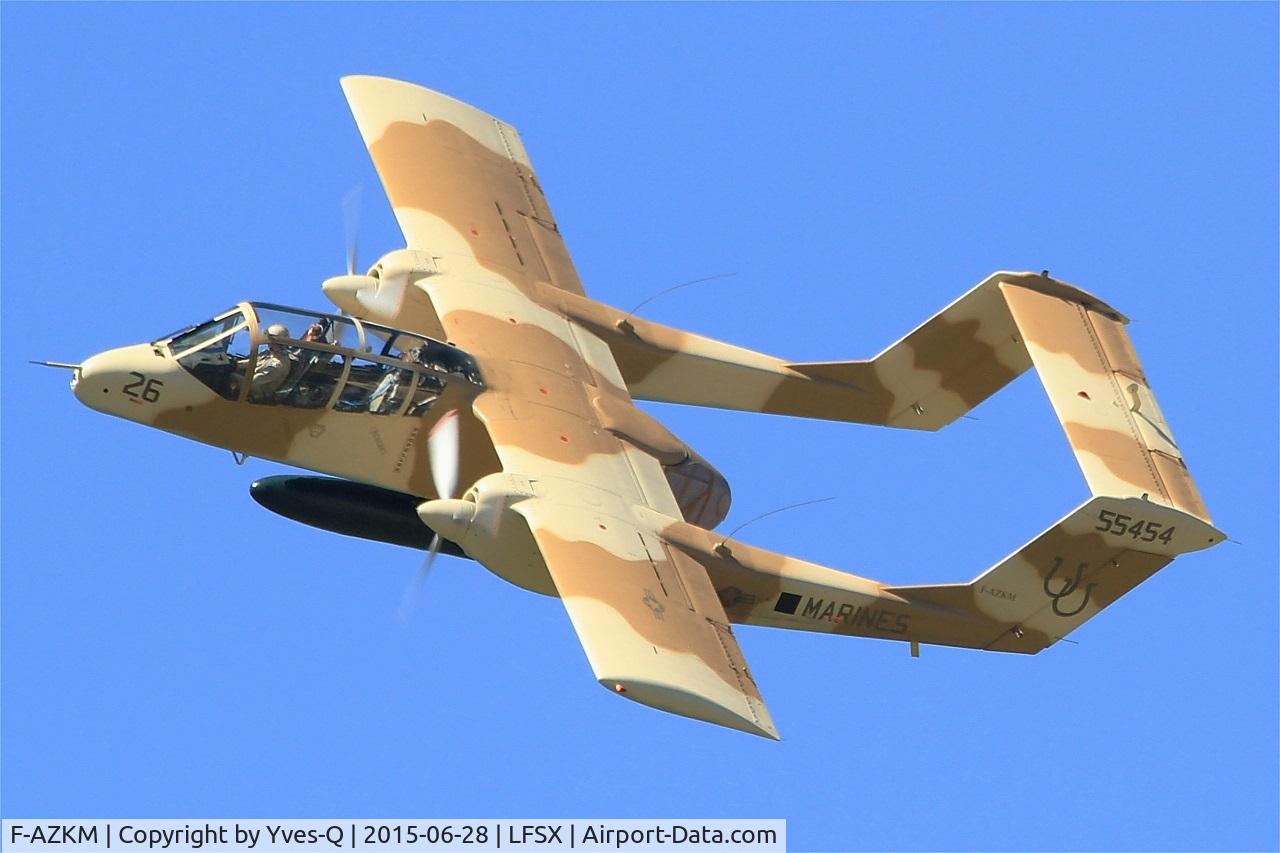 F-AZKM, 1971 North American OV-10B Bronco C/N 338-9 (305-65), North American OV-10B Bronco, On display, Luxeuil-St Sauveur Air Base 116(LFSX) Open day 2015