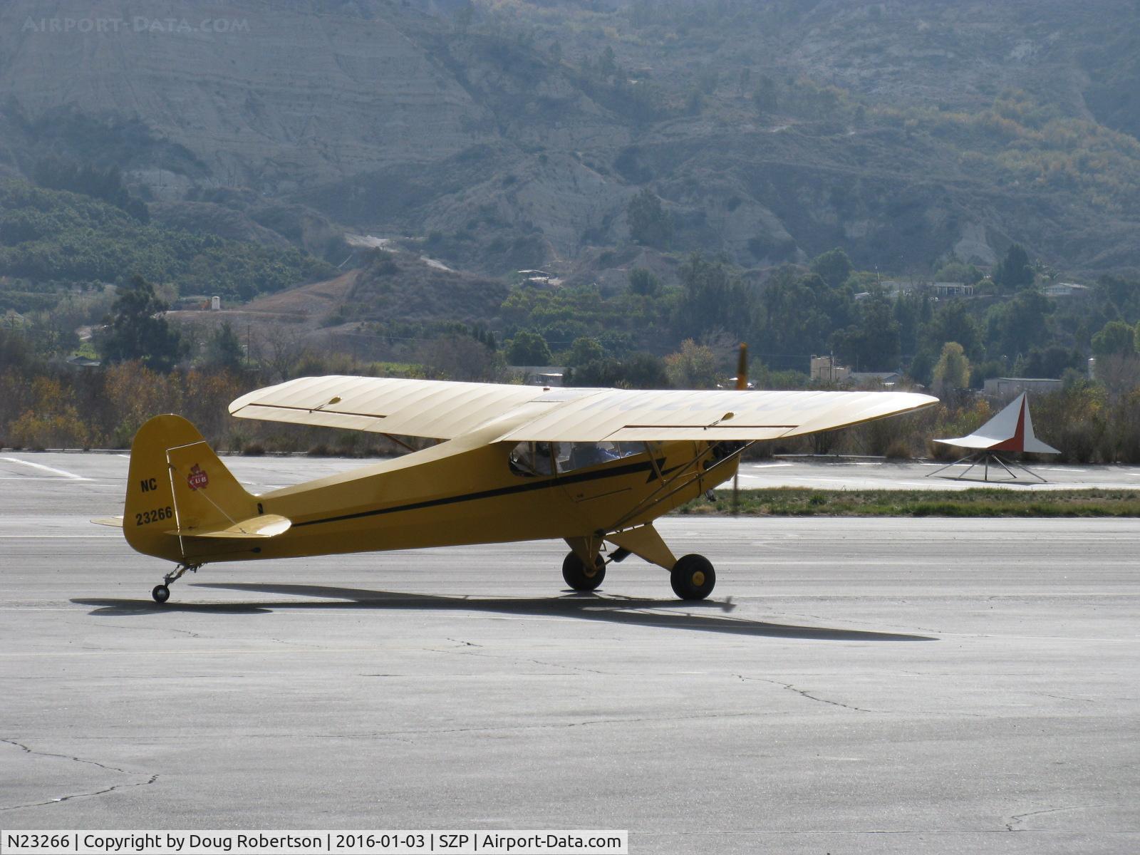 N23266, 1939 Piper J3C-65 Cub Cub C/N 3113, 1939 Piper J3C-65 CUB, Continental A&C65 65 Hp, taxi