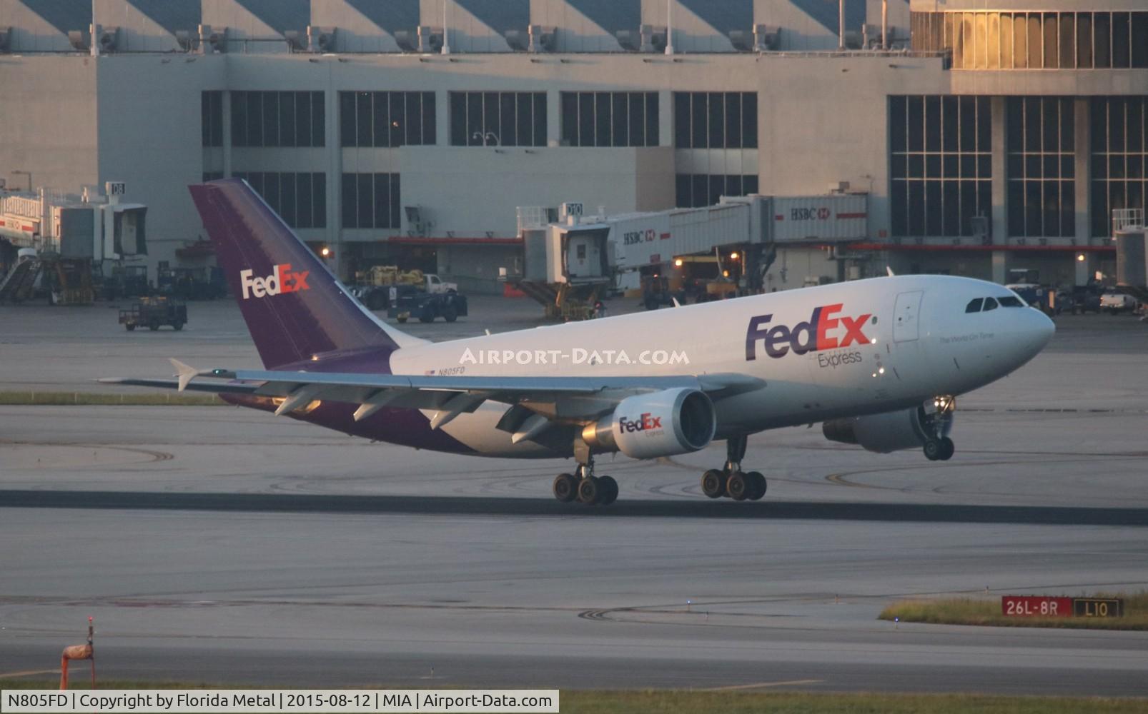 N805FD, 1988 Airbus A310-324 C/N 456, Fed Ex A310