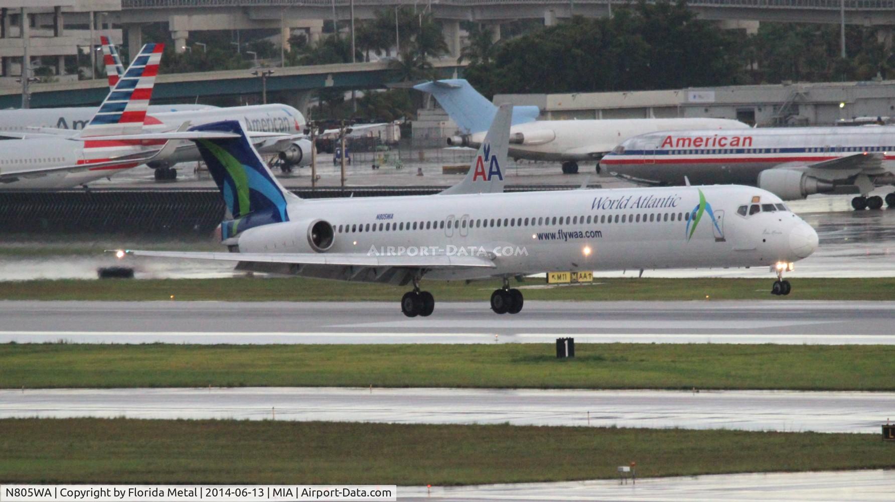 N805WA, 1996 McDonnell Douglas MD-83 (DC-9-83) C/N 53470, World Atlantic