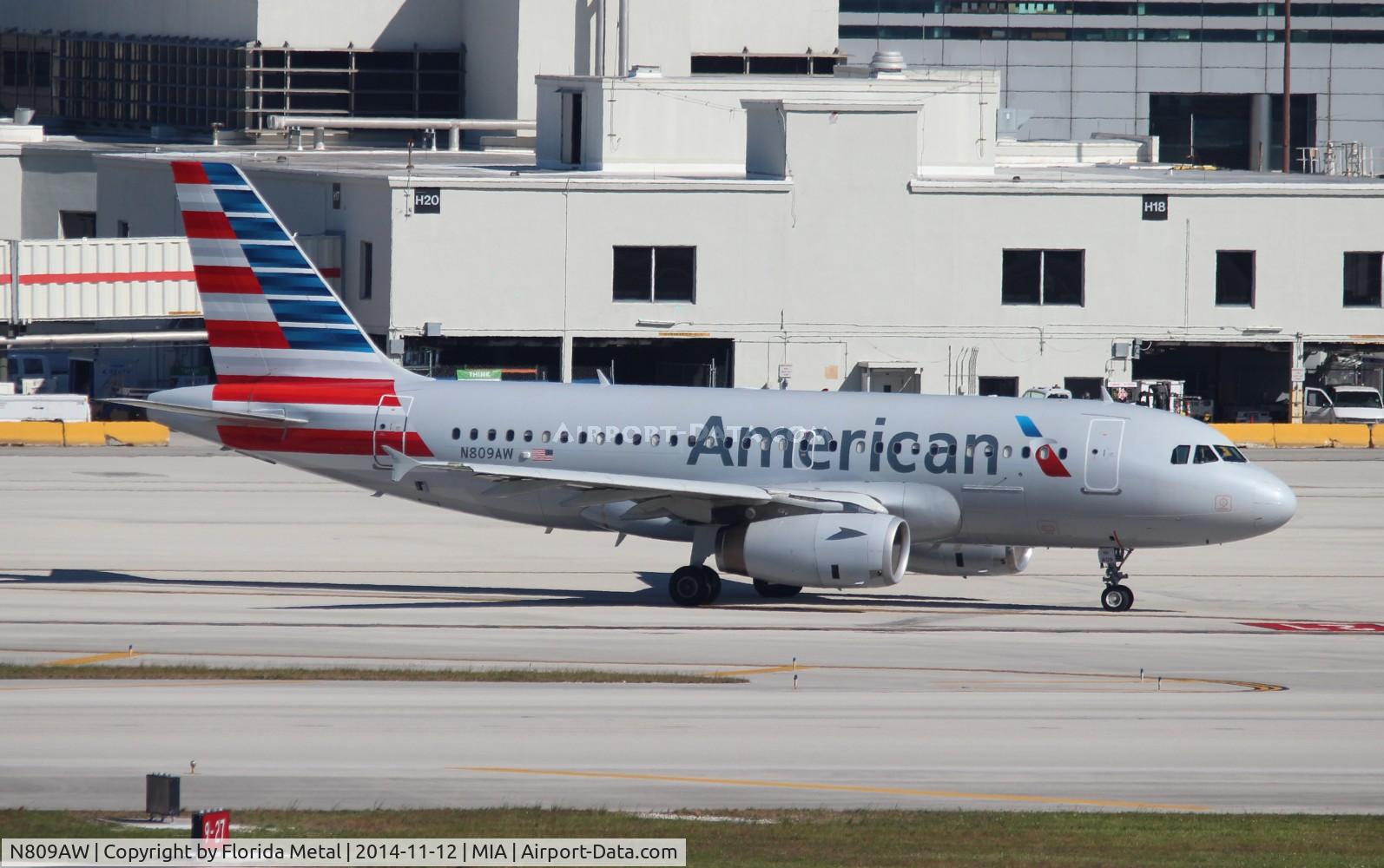 N809AW, 1999 Airbus A319-132 C/N 1111, USAirways