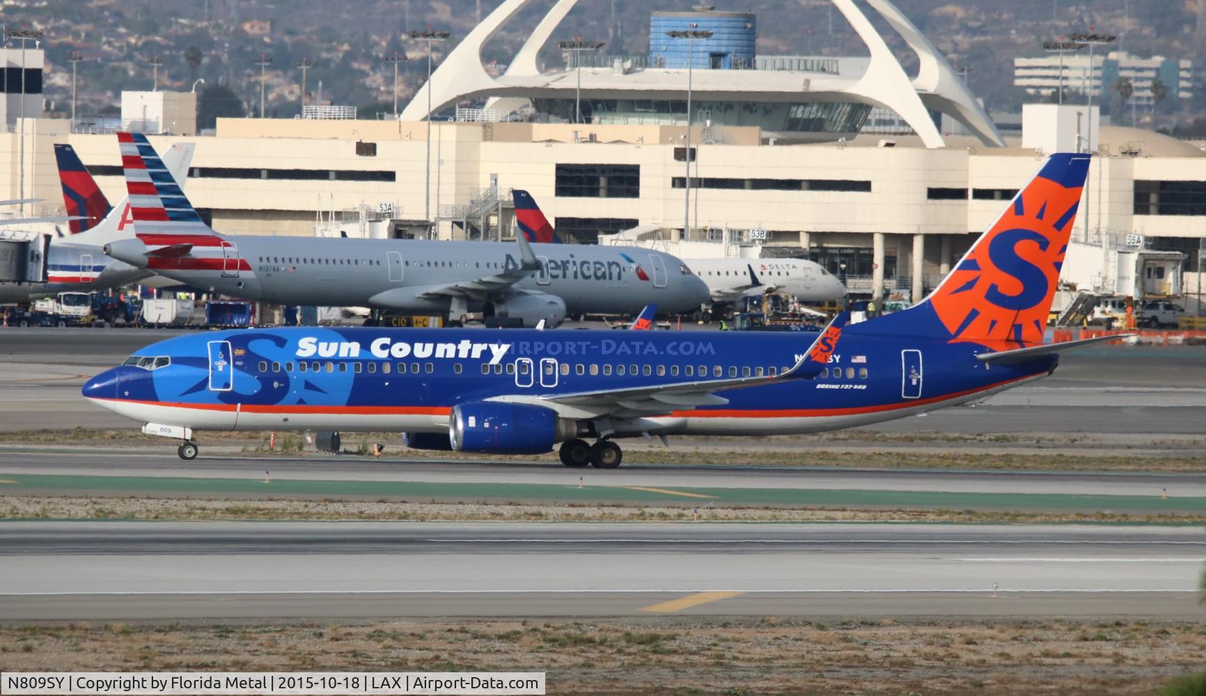 N809SY, 2005 Boeing 737-8Q8 C/N 30683, Sun Country