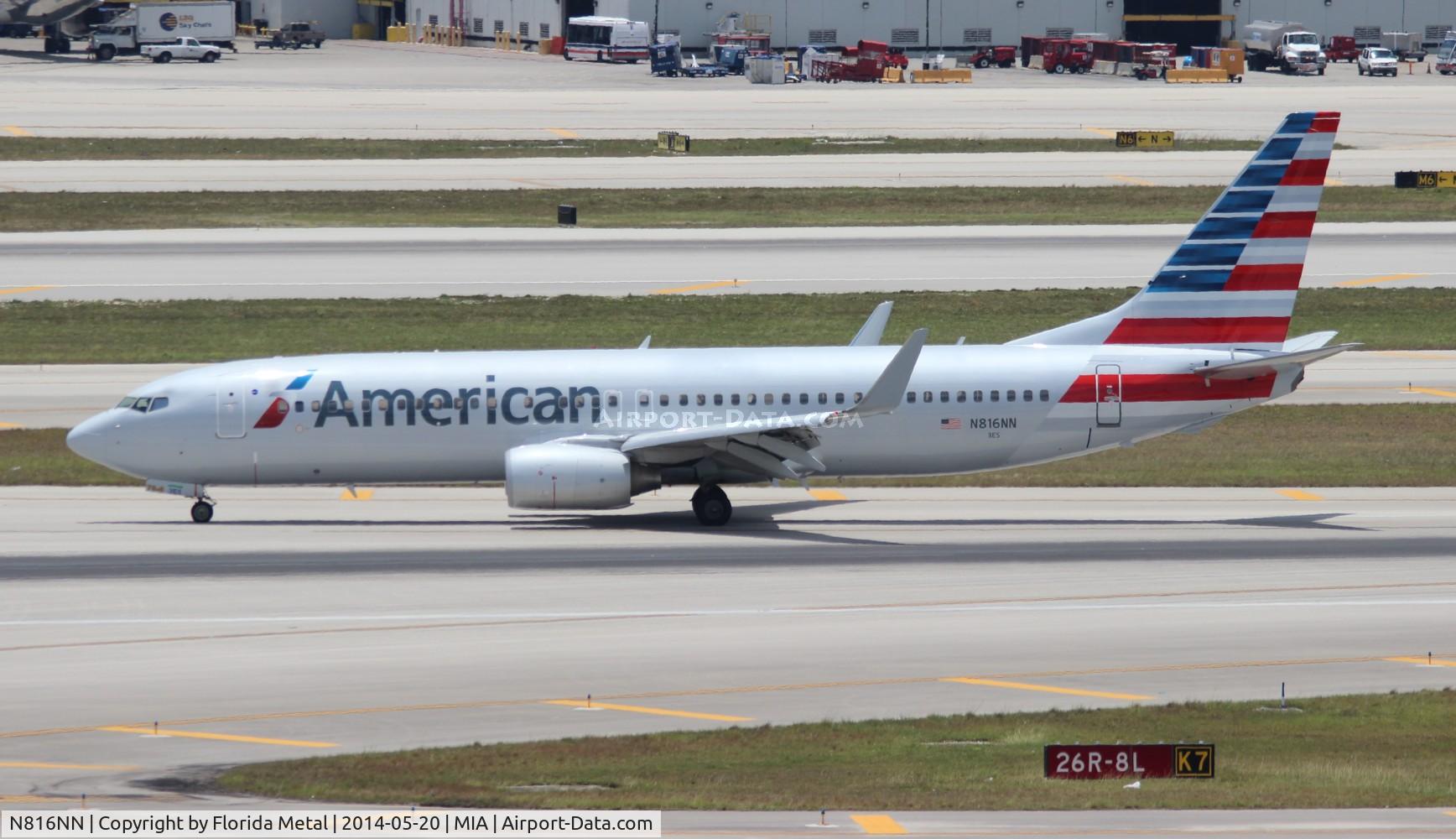 N816NN, 2009 Boeing 737-823 C/N 31081, American