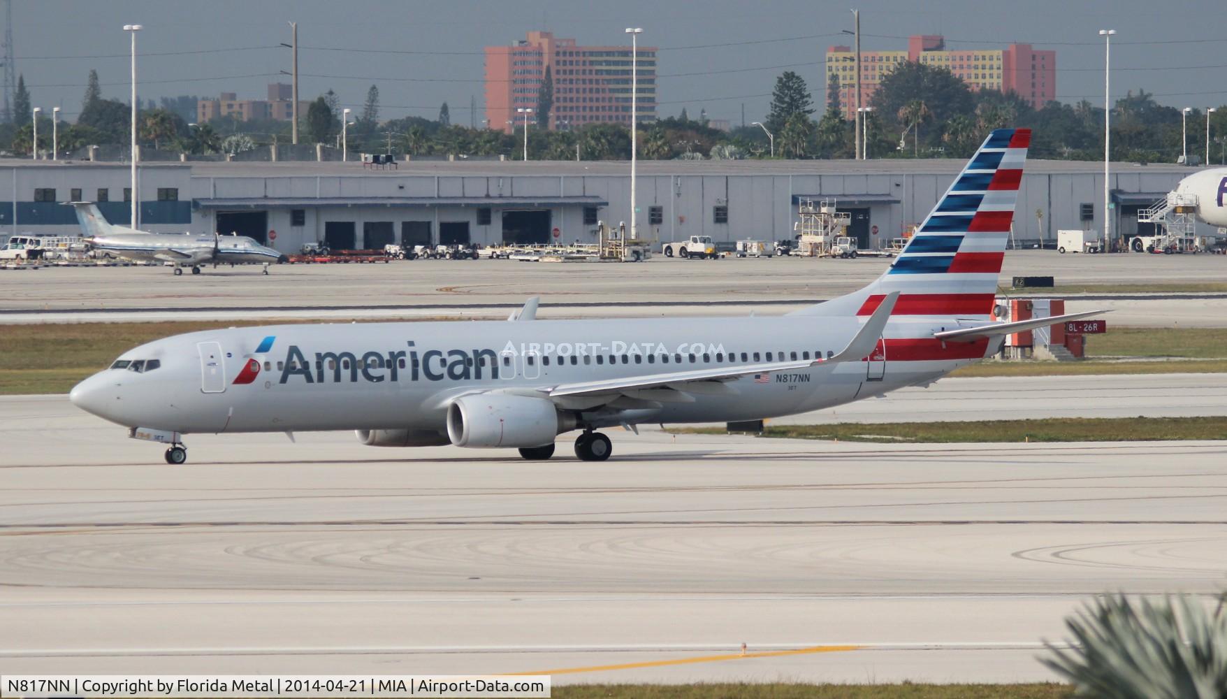 N817NN, 2009 Boeing 737-823 C/N 29558, American