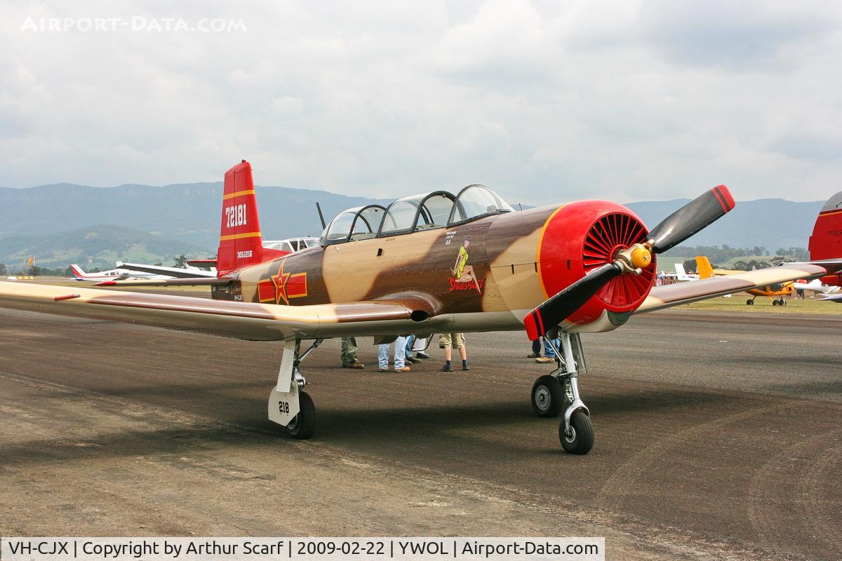 VH-CJX, 1975 Nanchang CJ-6 C/N 3051216, VH-CJX Albion Park NSW 2009 - Wings over Illawarra