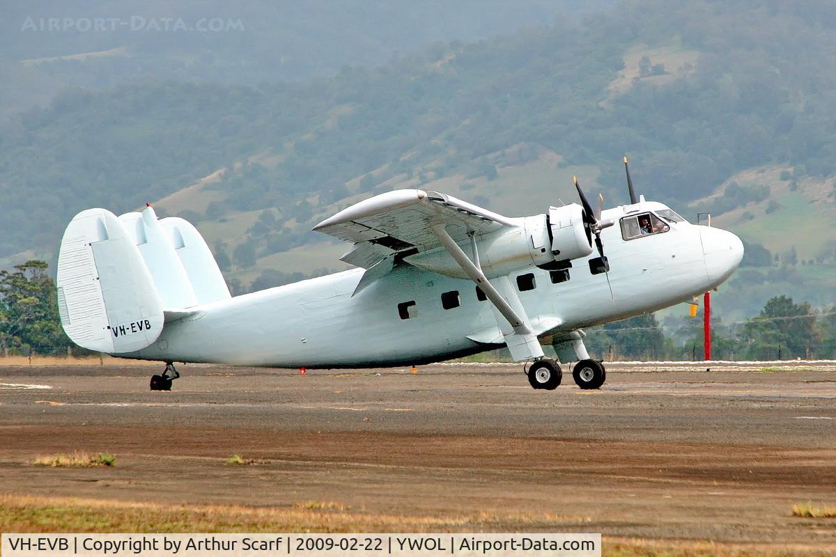 VH-EVB, 1962 Scottish Aviation Twin Pioneer Series 3 C/N 586, VH-EVB Albion Park NSW 2009 - Wings over Illawarra