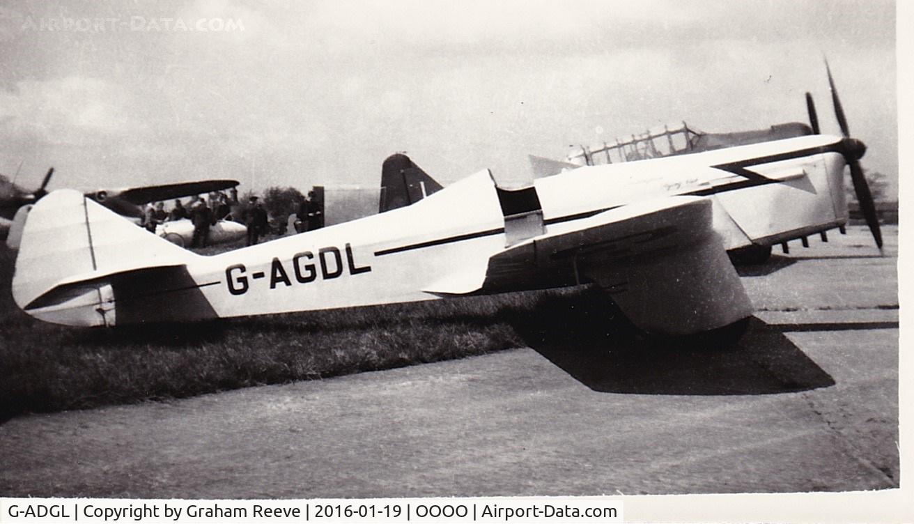 G-ADGL, 1935 Miles M2F Hawk Major C/N 166, Recently discovered photograph.